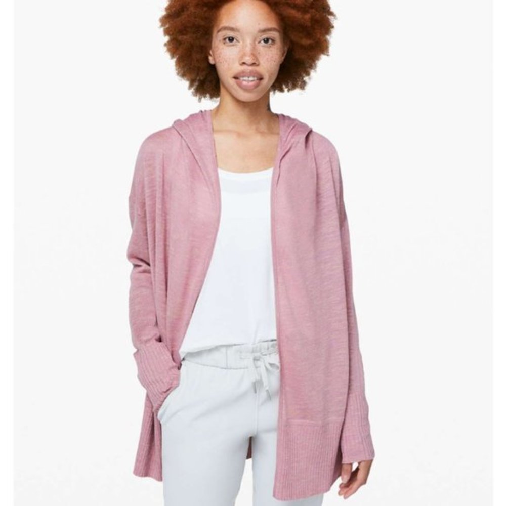 Lululemon Heather Mauve Pink Calm &‎ Collected Wrap
